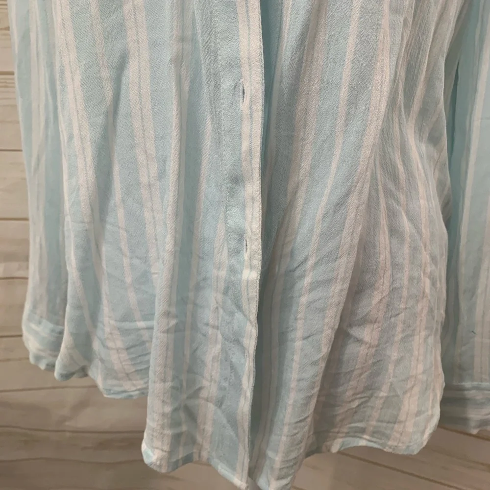 Abound Light Blue white Button Down Shirt - Picture 7 of 11